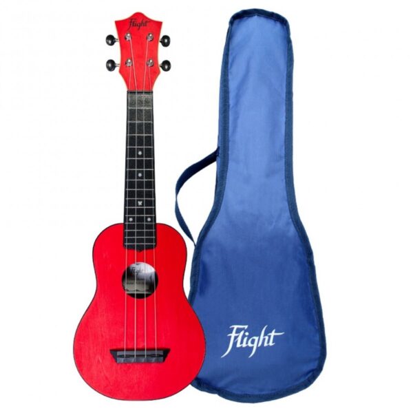 Flight TUS-35 Travel Soprano Ukulele Red