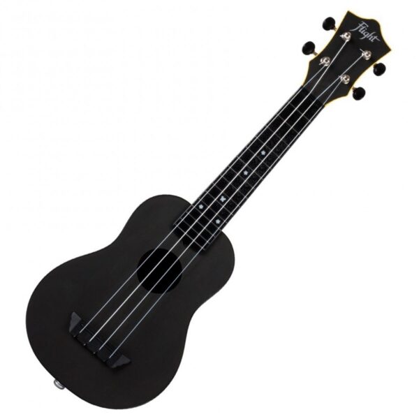 Flight TUS-35E Travel Soprano Electro Ukulele Black