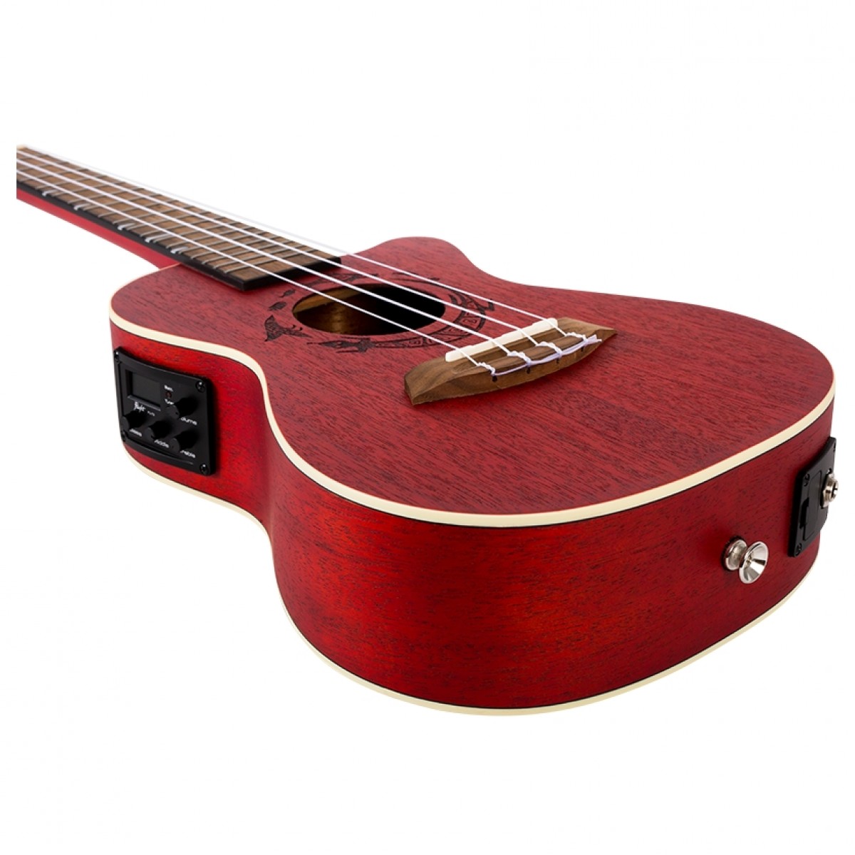 Flight DUC380 Electro Concert Ukulele Coral - Image 5