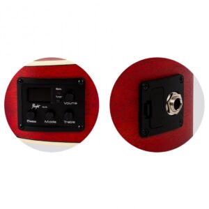 Flight DUC380 Electro Concert Ukulele Coral - Image 6