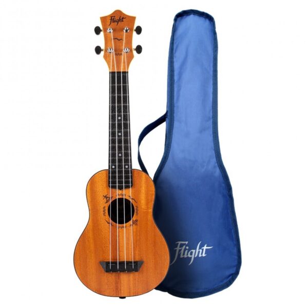 Flight TUS-53 Travel Soprano Ukulele Mahogany