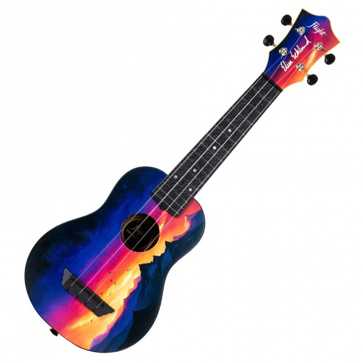 Flight TUS Elise Ecklund Travel Soprano Ukulele Sunset - Image 1