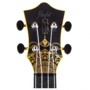 Flight TUC-40 Travel Concert Ukulele Gold Mandala - Image 6