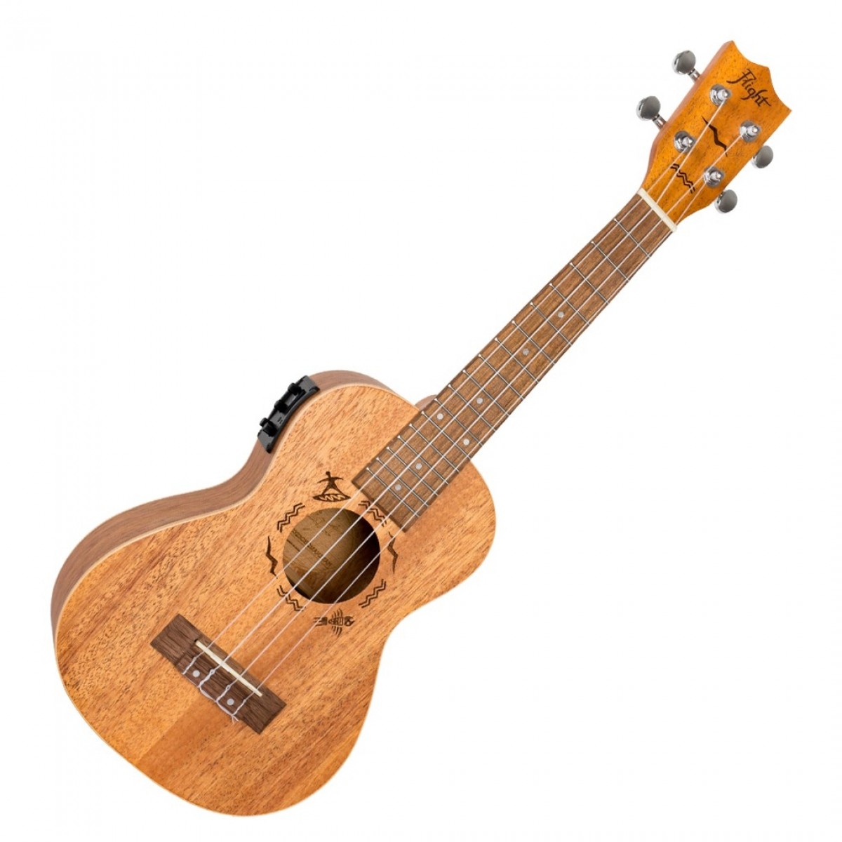 Flight DUC323CEQ Concert Electro Ukulele Mahogany - Image 1