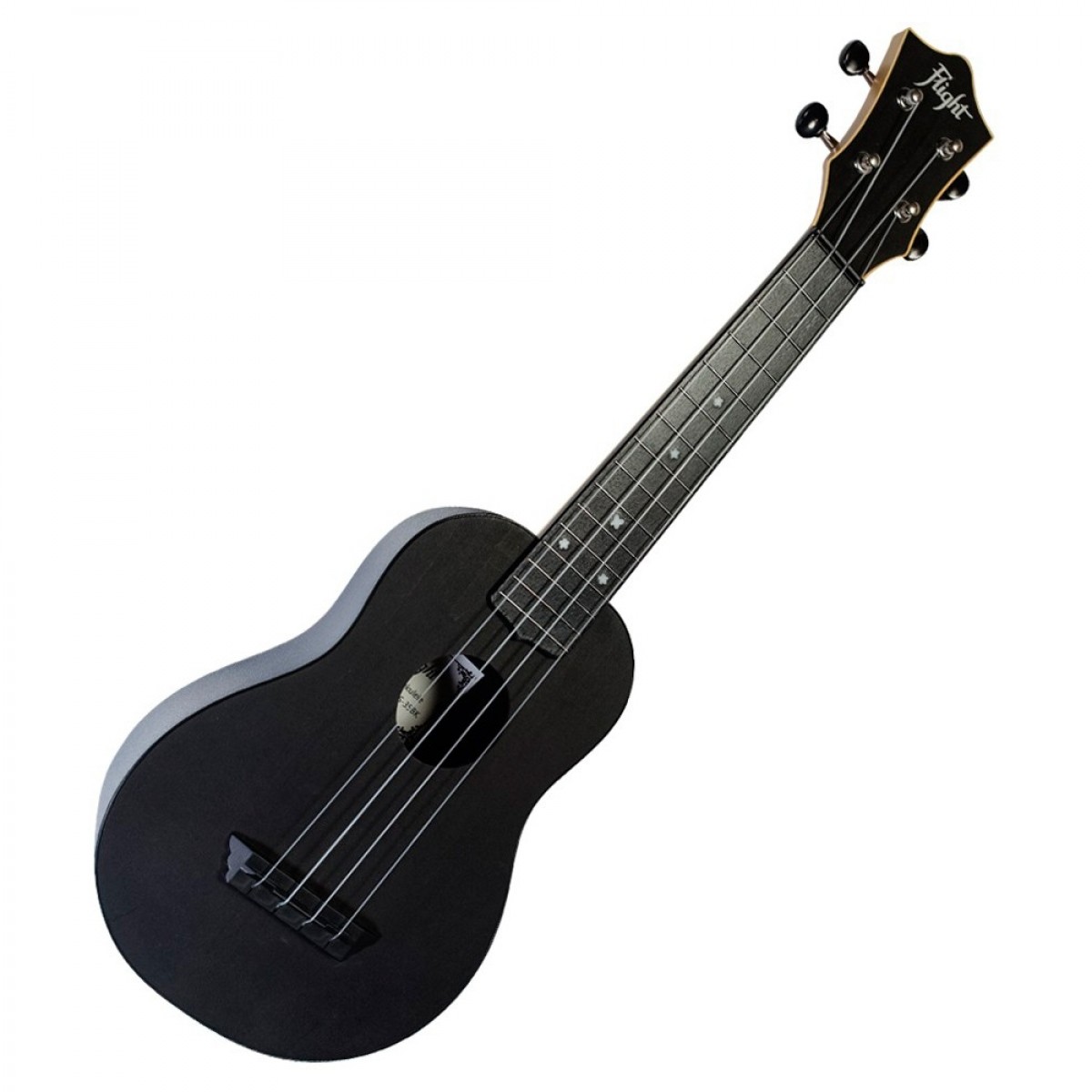 Flight TUS-35 Travel Soprano Ukulele Black - Image 1