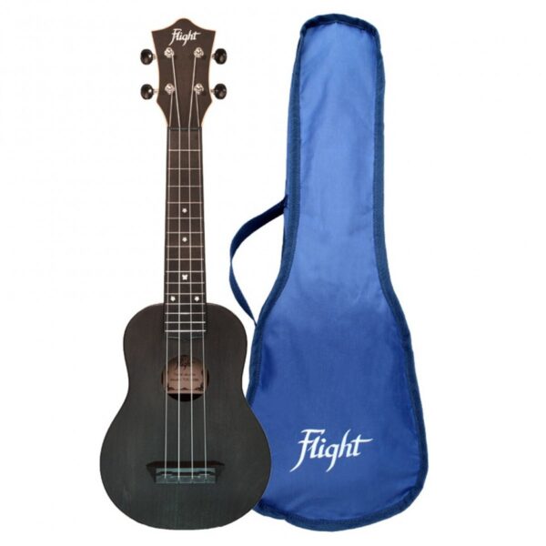 Flight TUS-35 Travel Soprano Ukulele Black