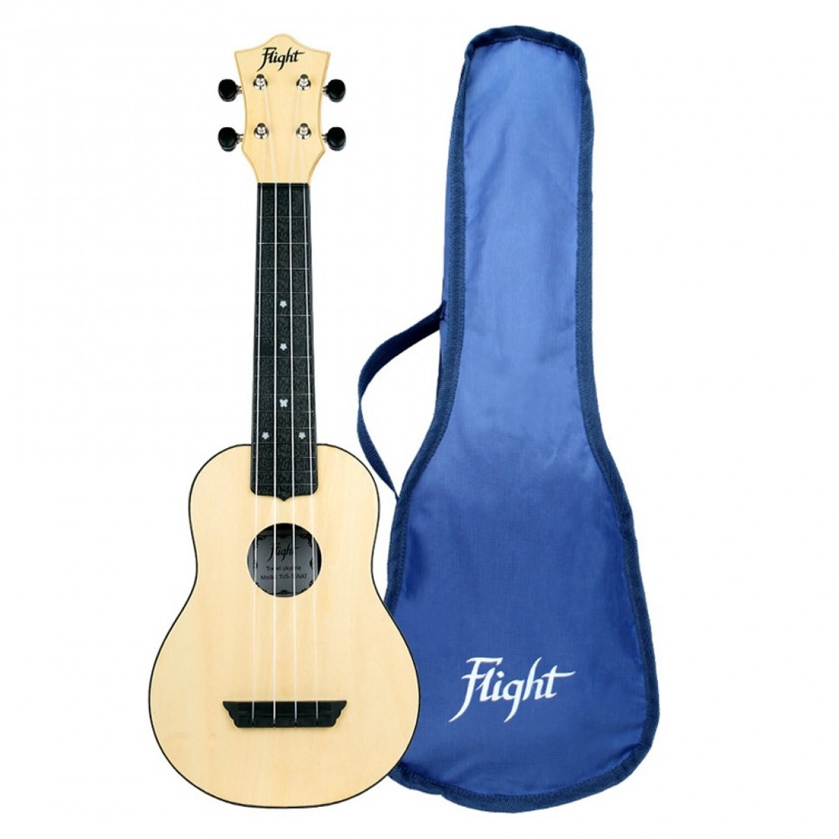 Flight TUS-35 Travel Soprano Ukulele Natural - Image 5