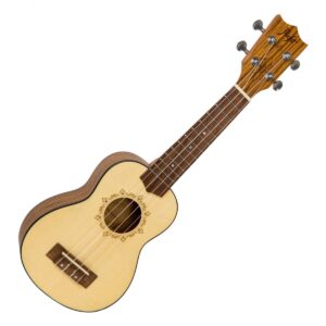 Flight DUS320 Soprano Ukulele Zebrawood B&S