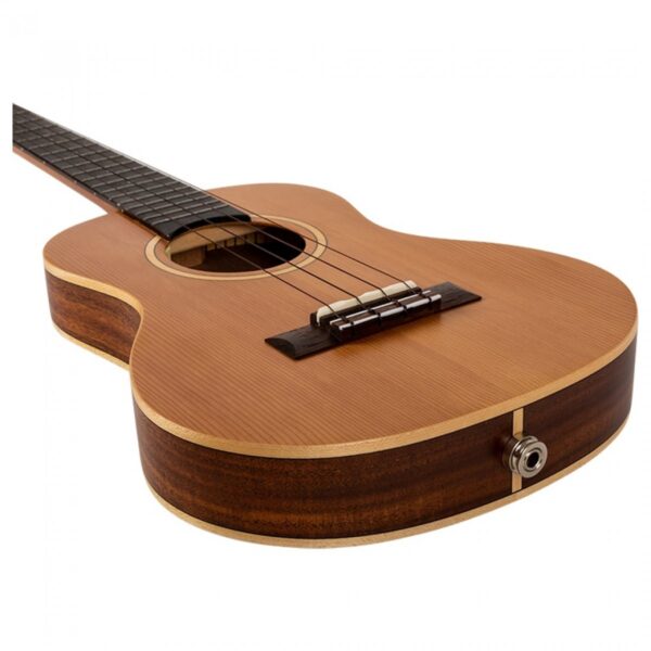 Flight Leia Tenor Electro Thinline Ukulele Cedar