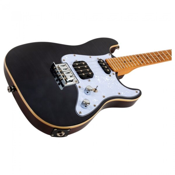 Flight Pathfinder Tenor Electric Ukulele Trans Black