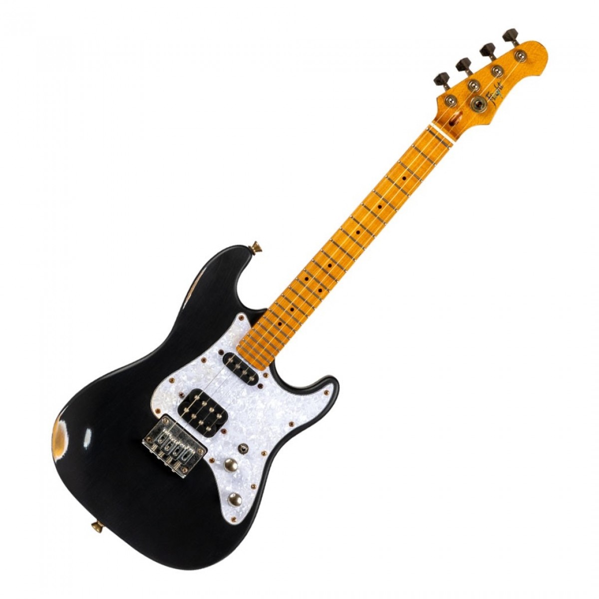 Flight Pathfinder Tenor Electric Ukulele Black Relic - Image 1