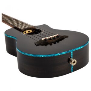 Flight Nighthawk Tenor Electro Ukulele Black Stain - Image 5