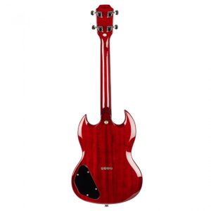 Flight Pioneer Tenor Electric Ukulele Cherry Red - Image 4
