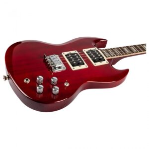 Flight Pioneer Tenor Electric Ukulele Cherry Red - Image 5