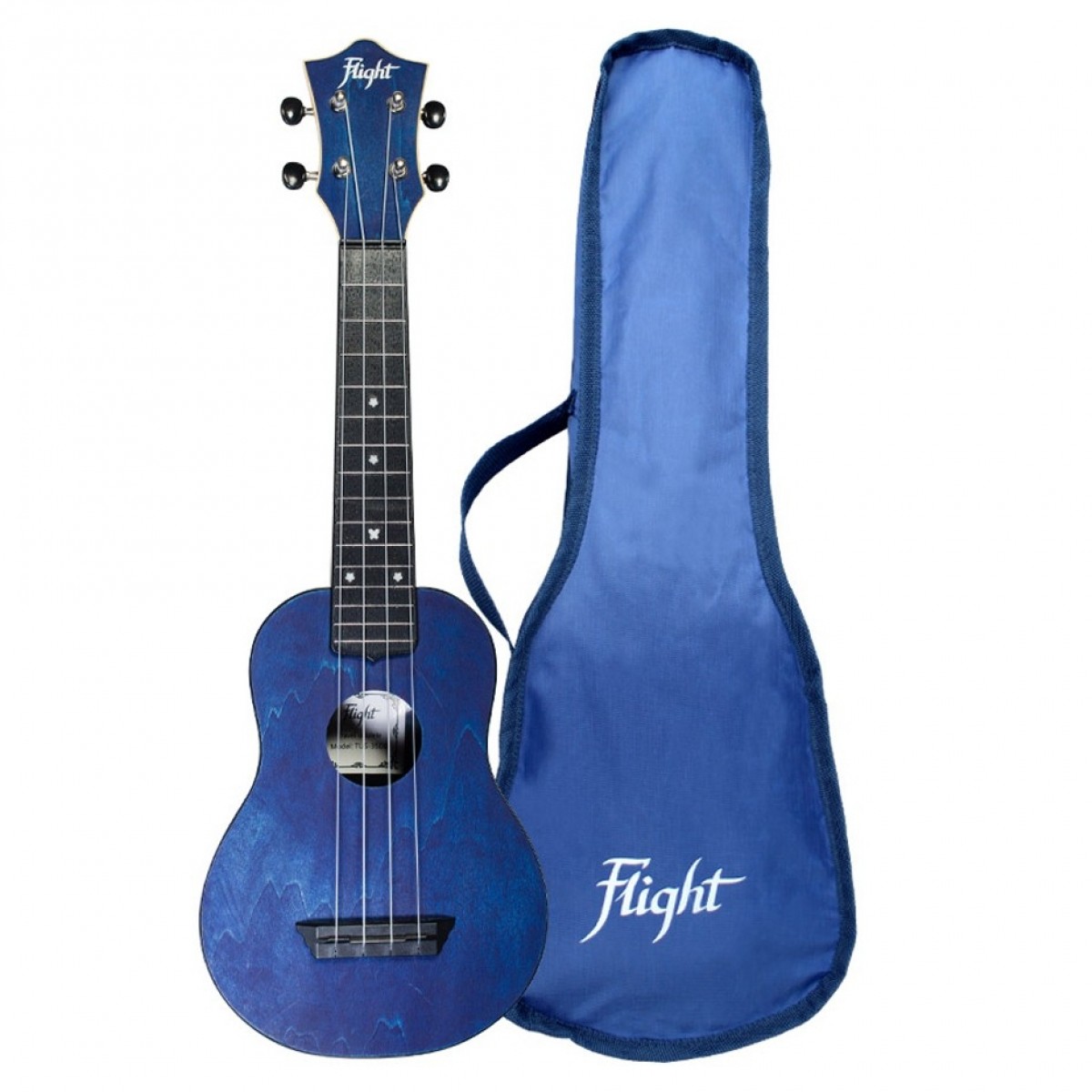 Flight TUS-35 Travel Soprano Ukulele Dark Blue - Image 5