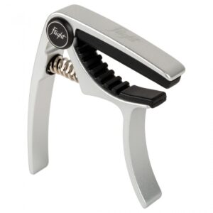Flight Aluminium Ukulele Capo Silver