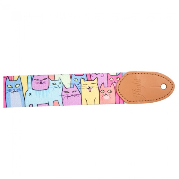 Flight Polyester Ukulele Strap Kitty