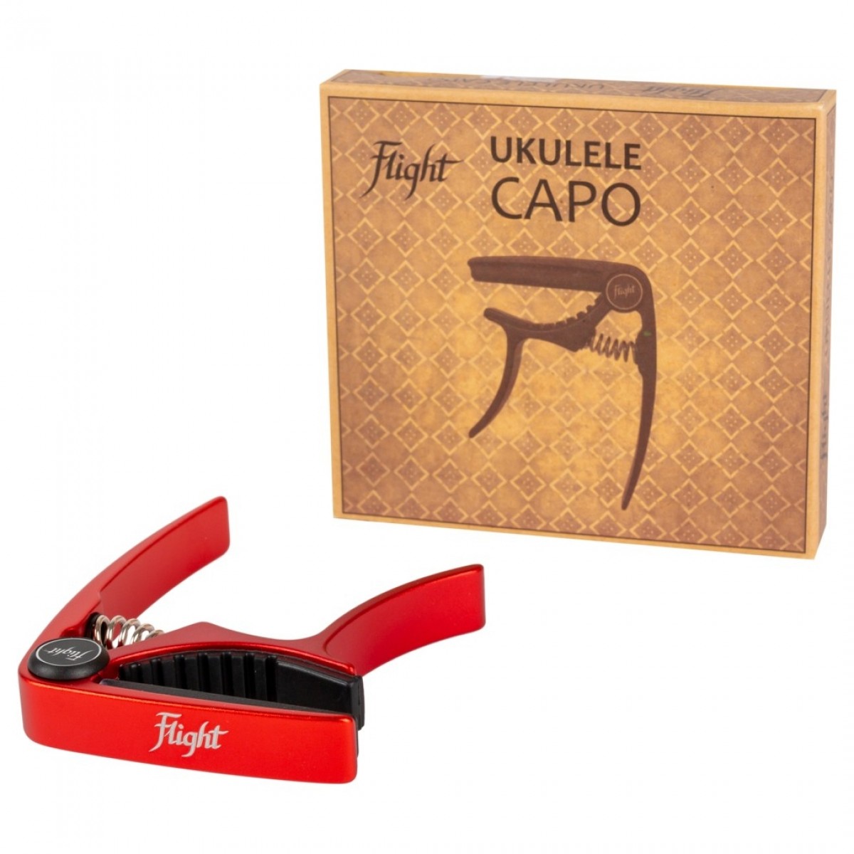 Flight Aluminium Ukulele Capo Red - Image 4