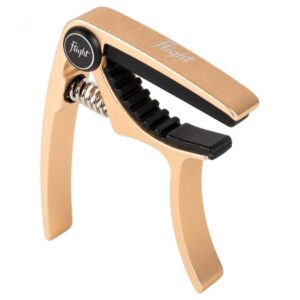 Flight Aluminium Ukulele Capo Gold