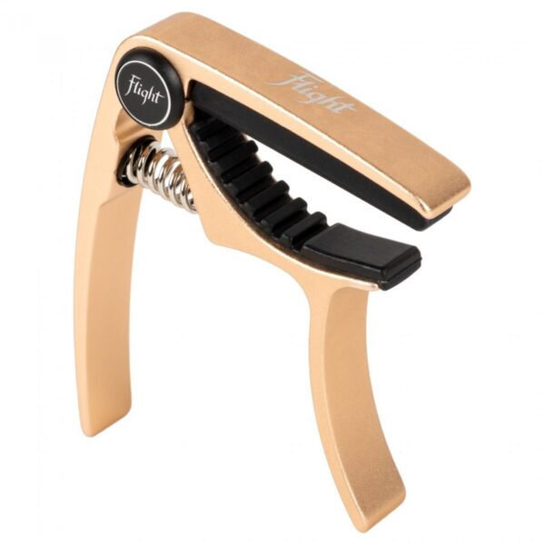 Flight Aluminium Ukulele Capo Gold