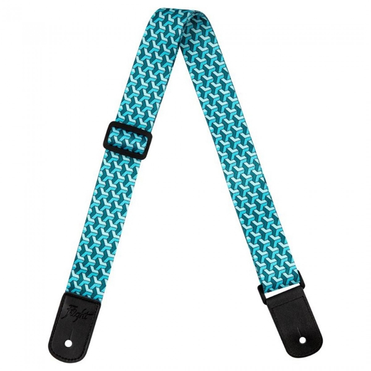 Flight Polyester Ukulele Strap Trail Blue - Image 1
