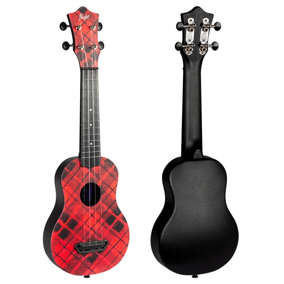 Flight TUS40 Ultra Travel Ukulele Plaid - Image 4