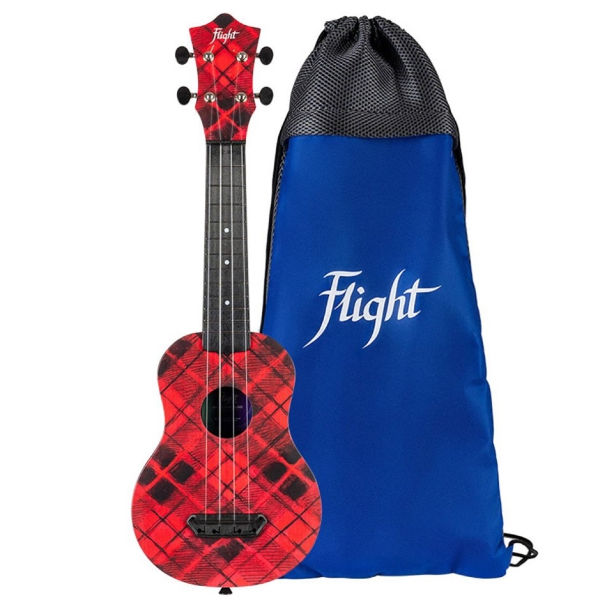 Flight TUS40 Ultra Travel Ukulele Plaid - Image 5