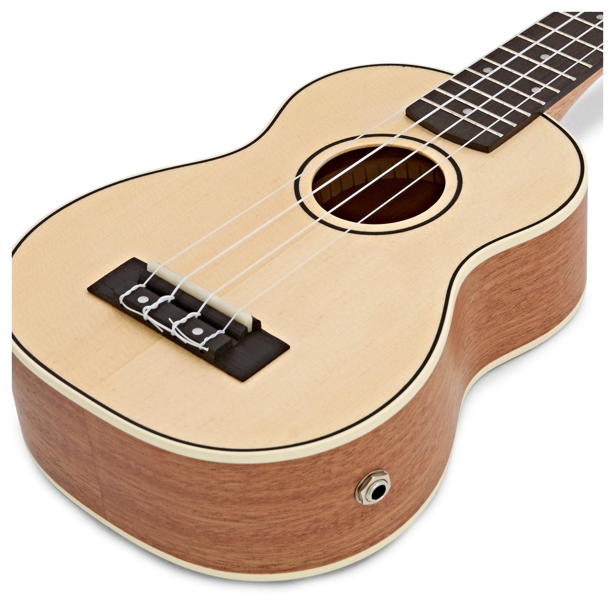 Hartwood Renaissance Electro Acoustic Soprano Ukulele Natural - Image 4