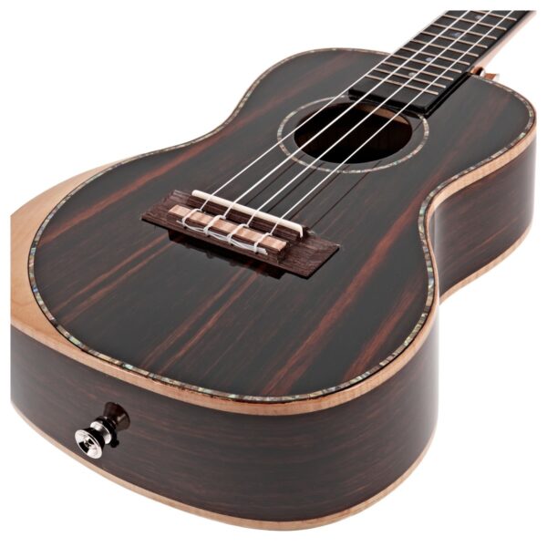 Hartwood Sonata Armrest Concert Ukulele AA Solid Ebony