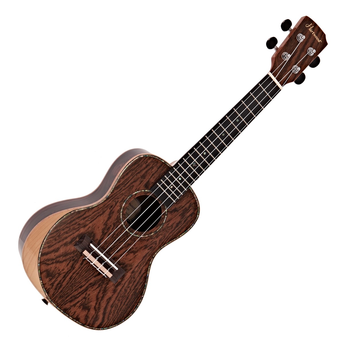 Hartwood Sonata Armrest Concert Ukulele AA Solid Bocote - Image 1