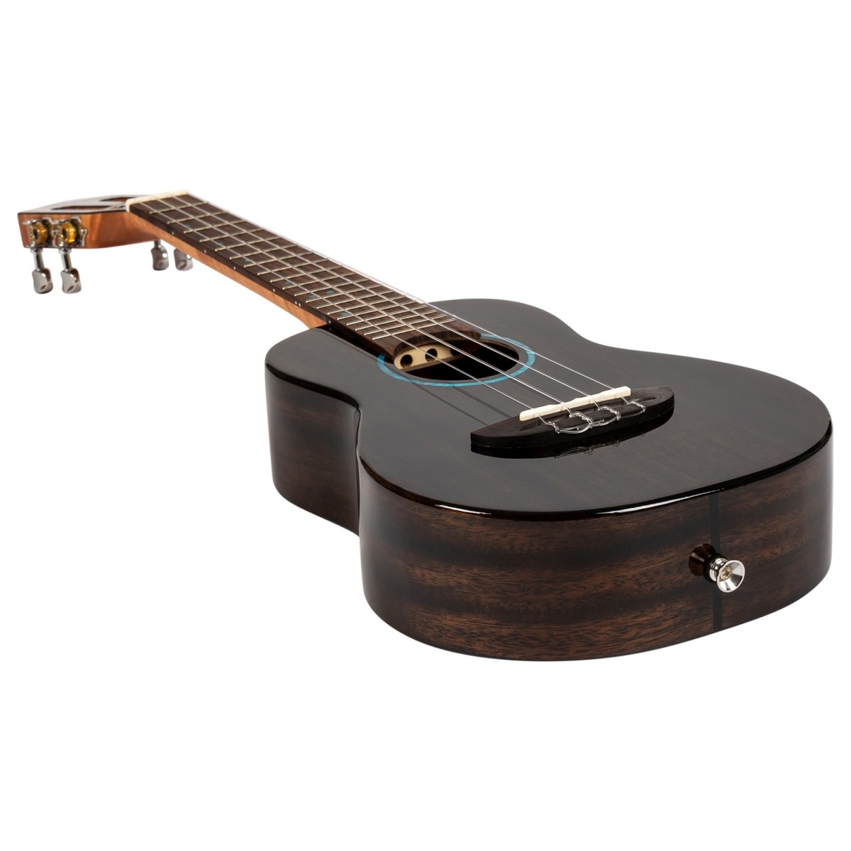 Flight Iris Concert Tinta Ukulele Trans Black - Image 4