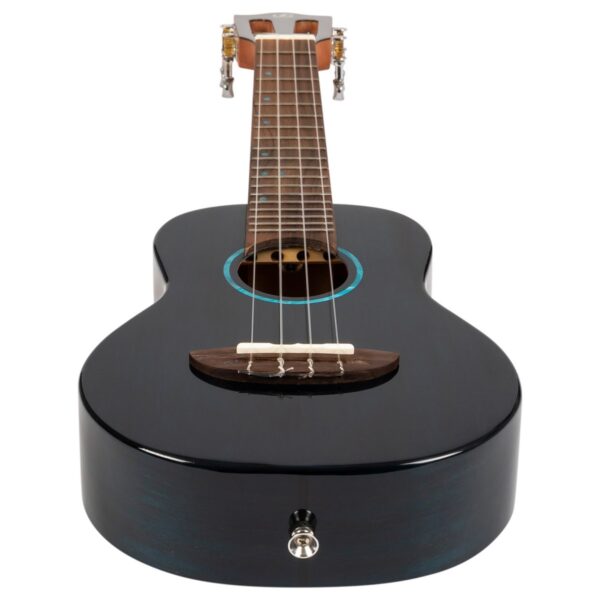 Flight Iris Concert Tinta Ukulele Trans Blue