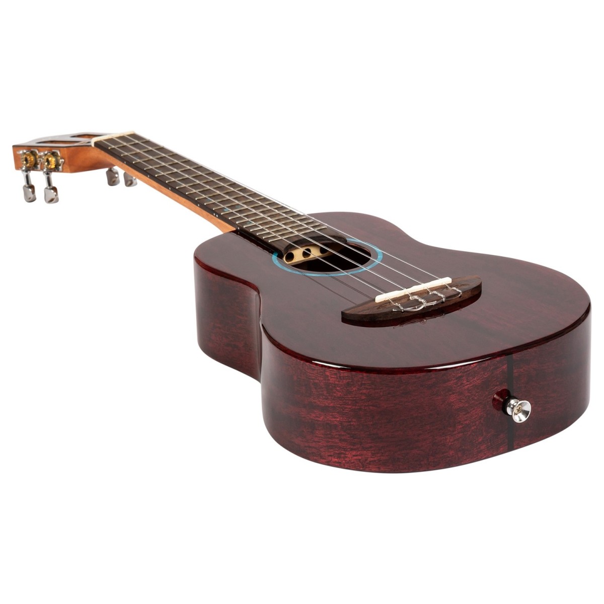 Flight Iris Concert Tinta Ukulele Trans Purple - Image 4