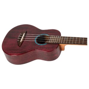 Flight Iris Concert Tinta Ukulele Trans Purple - Image 5