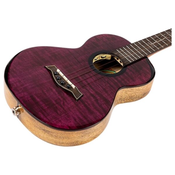Flight Songbird Tenor Slimline Electro Ukulele Solid Flamed Maple