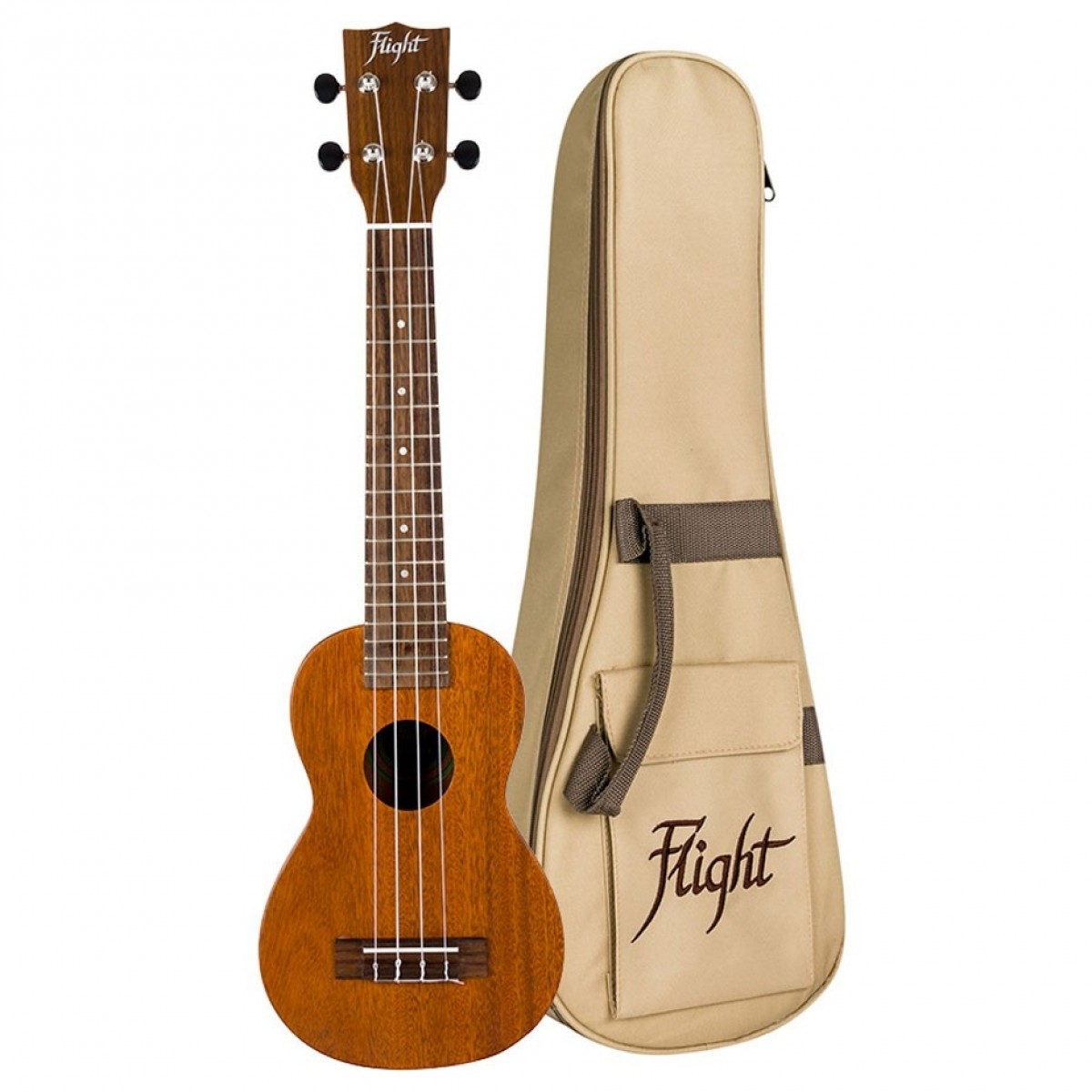 Flight LUS-5 Heritage Soprano Ukulele Mahogany - Image 4