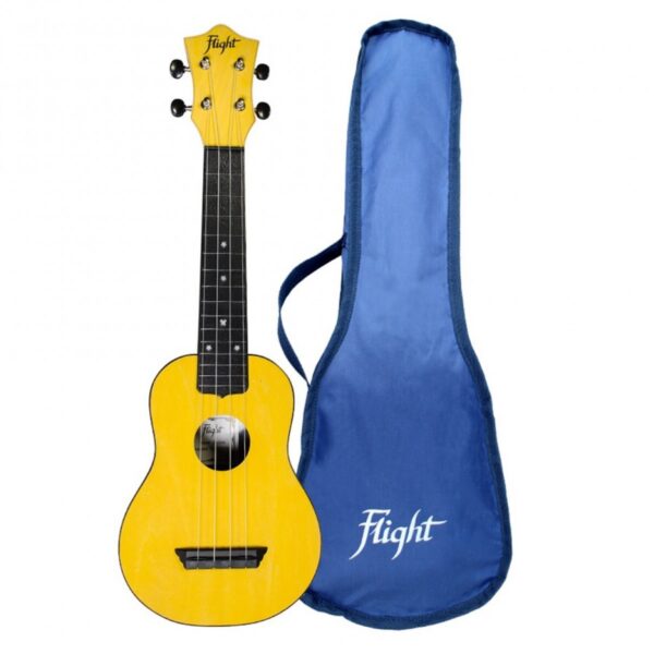 Flight TUS-35 Travel Soprano Ukulele Yellow