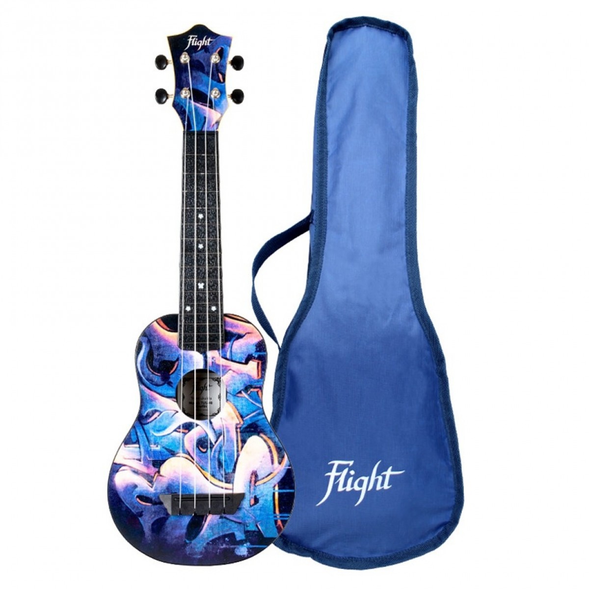 Flight TUS-40 Travel Soprano Ukulele Graffiti - Image 5