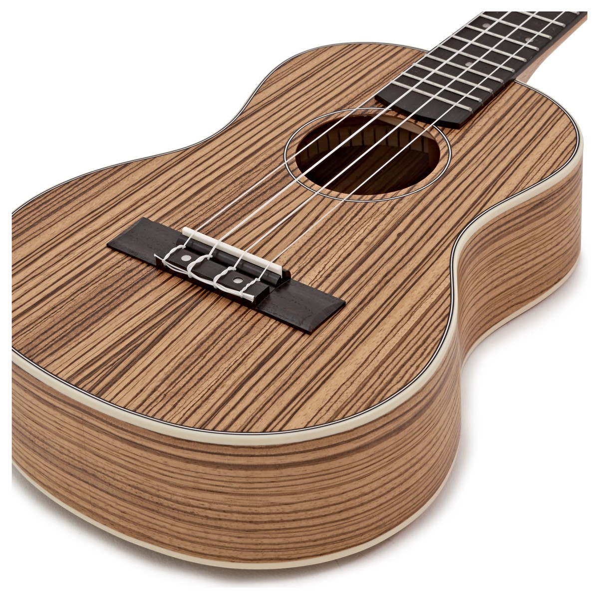 Snail UKT-528E Zebrawood Series Tenor Ukulele - Image 4