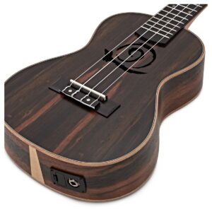 Snail UKC-E483EQ Concert Ebony Electro Acoustic Ukulele - Image 4