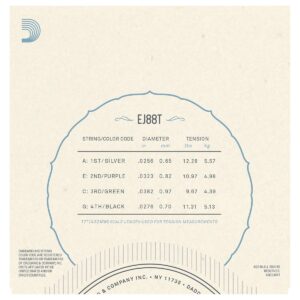 DAddario EJ88T Nyltech Ukulele Tenor - Image 5