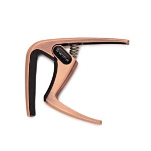 Swiff K8-U Zinc Alloy Ukulele Capo Brushed Copper