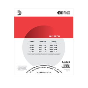 DAddario EJ88UB Nyltech Ukulele Bass Strings 94-197 - Image 4