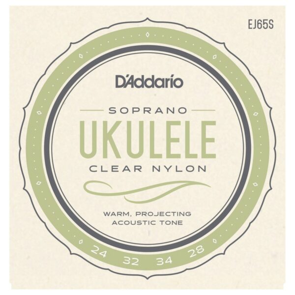 DAddario EJ65 Ukulele Strings Soprano