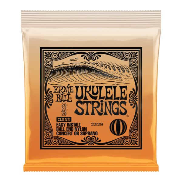 Ernie Ball P02329 Concert/Soprano Ukulele Strings Set Clear