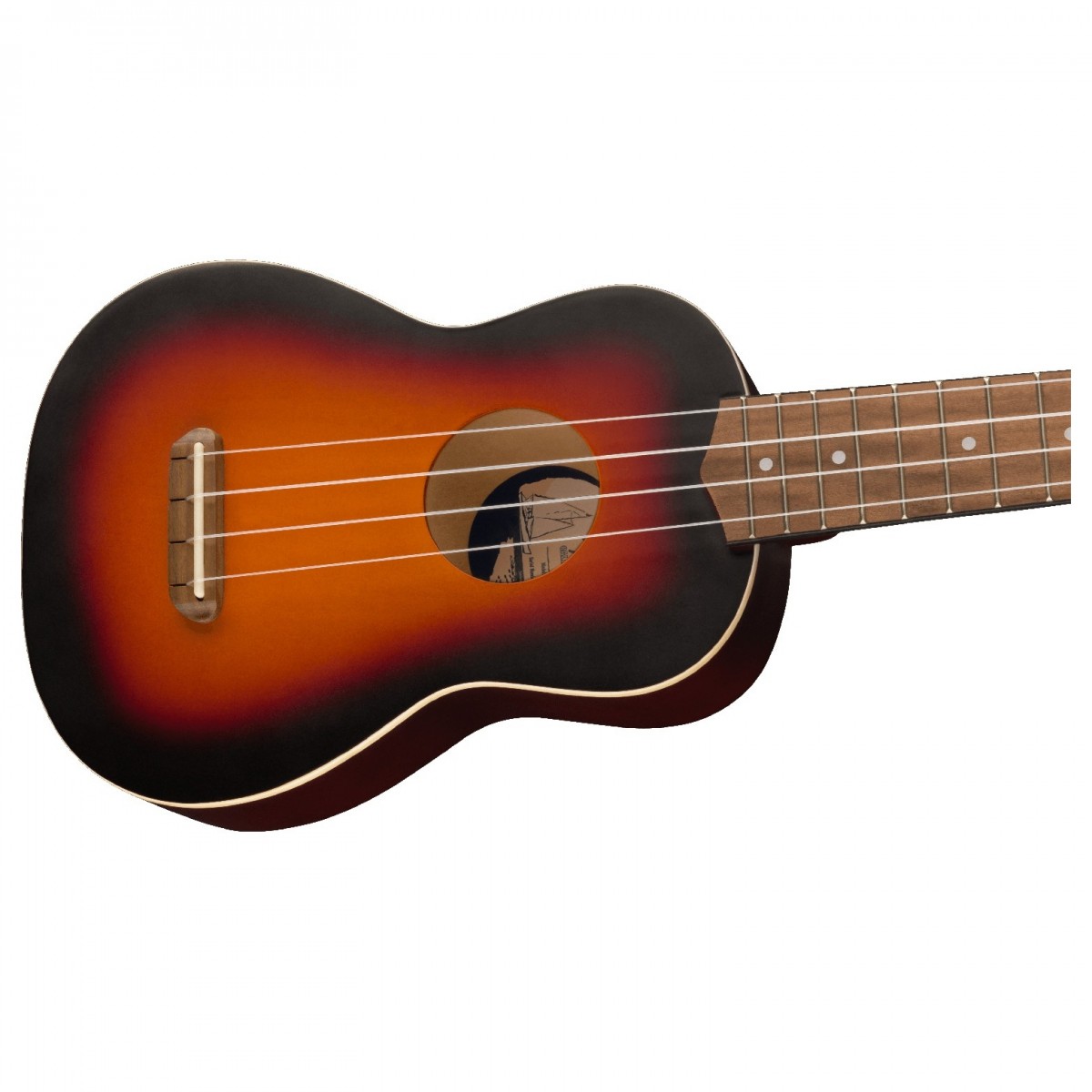 Fender Venice Soprano Ukulele 2-Color Sunburst - Image 5