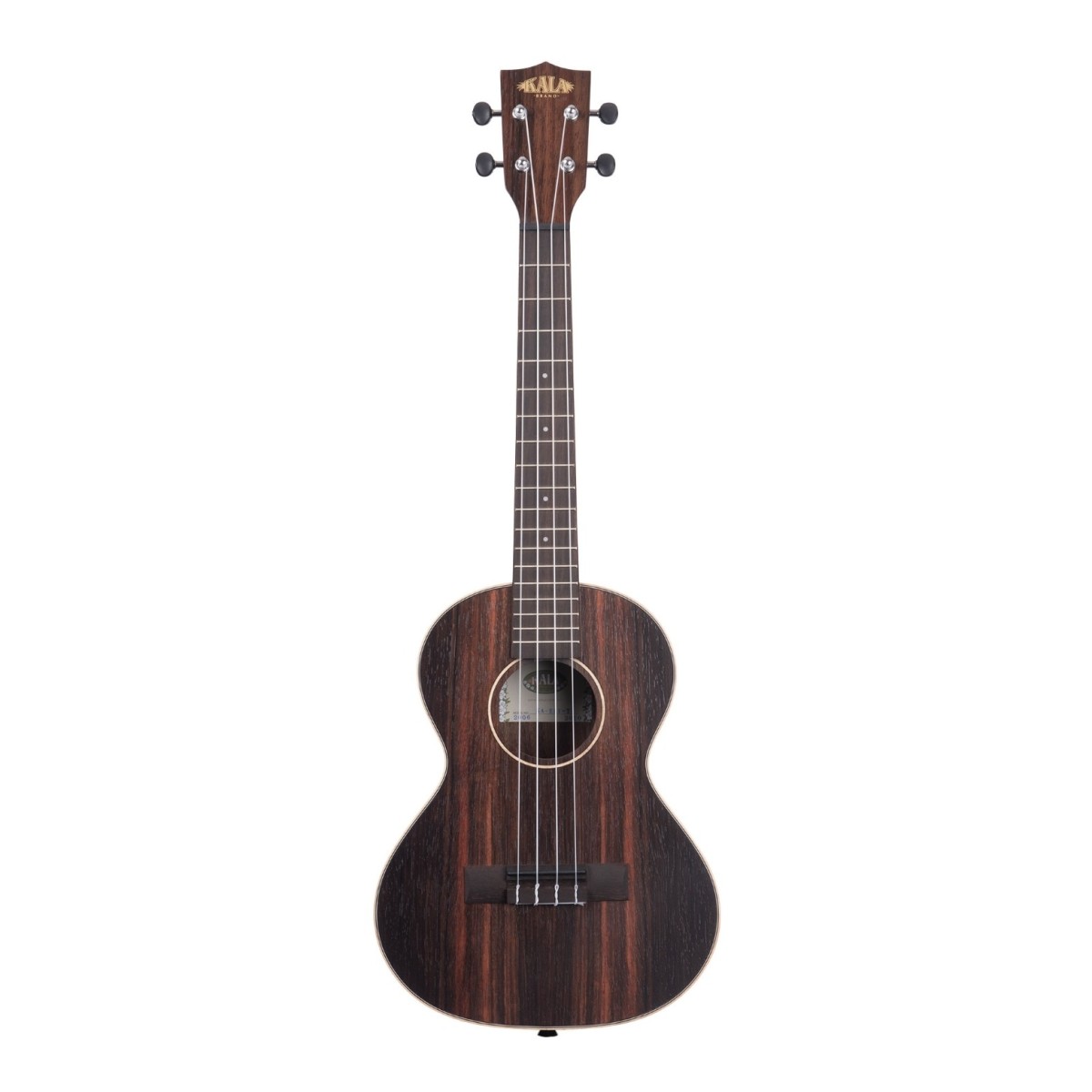 Kala KA-EBY-T Striped Ebony Tenor Ukulele Natural Satin - Image 1