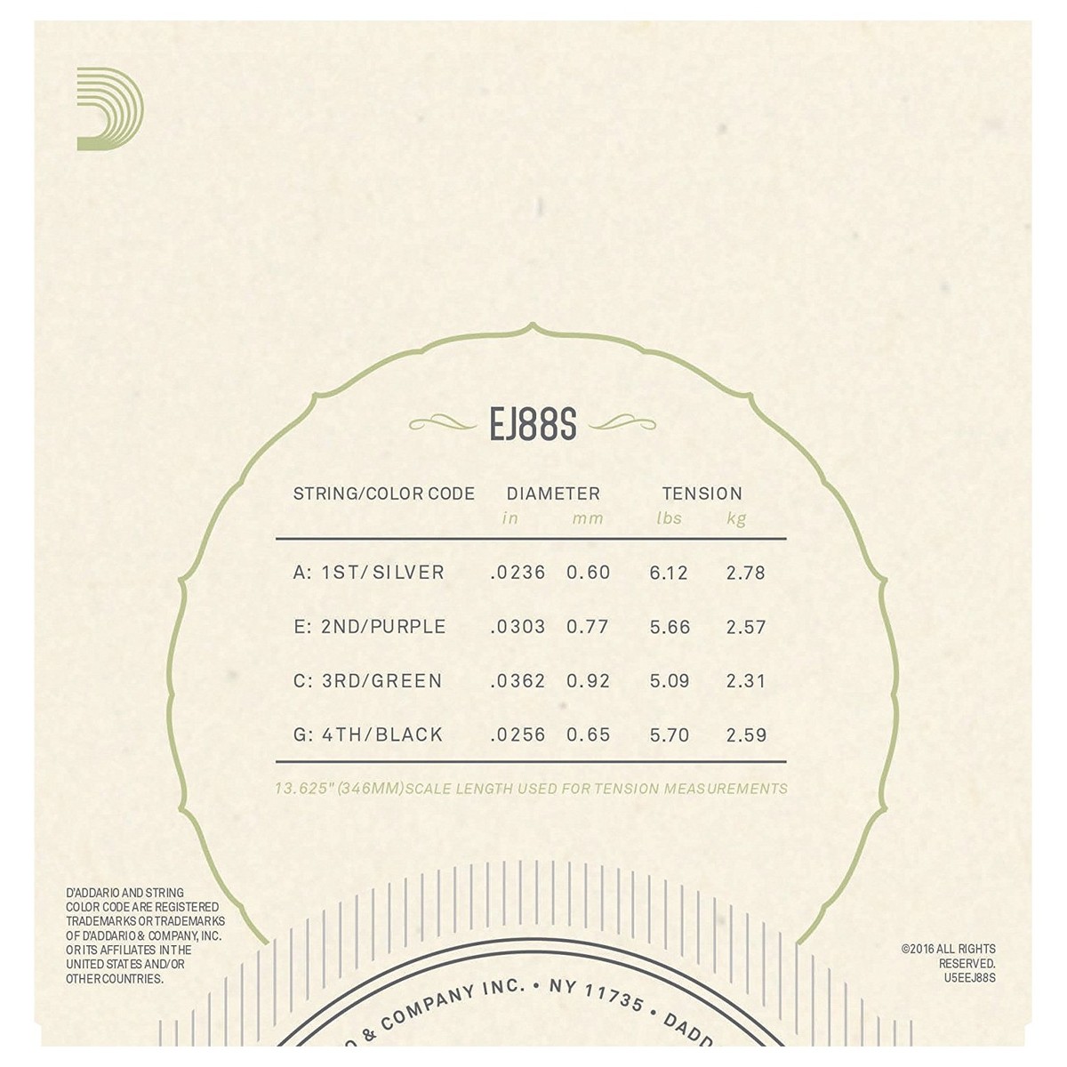 DAddario EJ88S Nyltech Ukulele Soprano - Image 5
