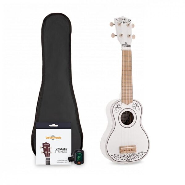 Ukulele Pack by Gear4music Day of the Dead