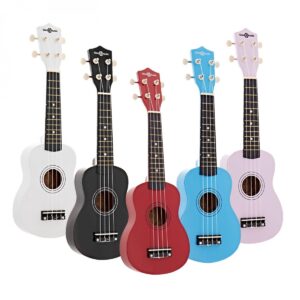 Ukulele by Gear4music Multi-Colour Pack of 5